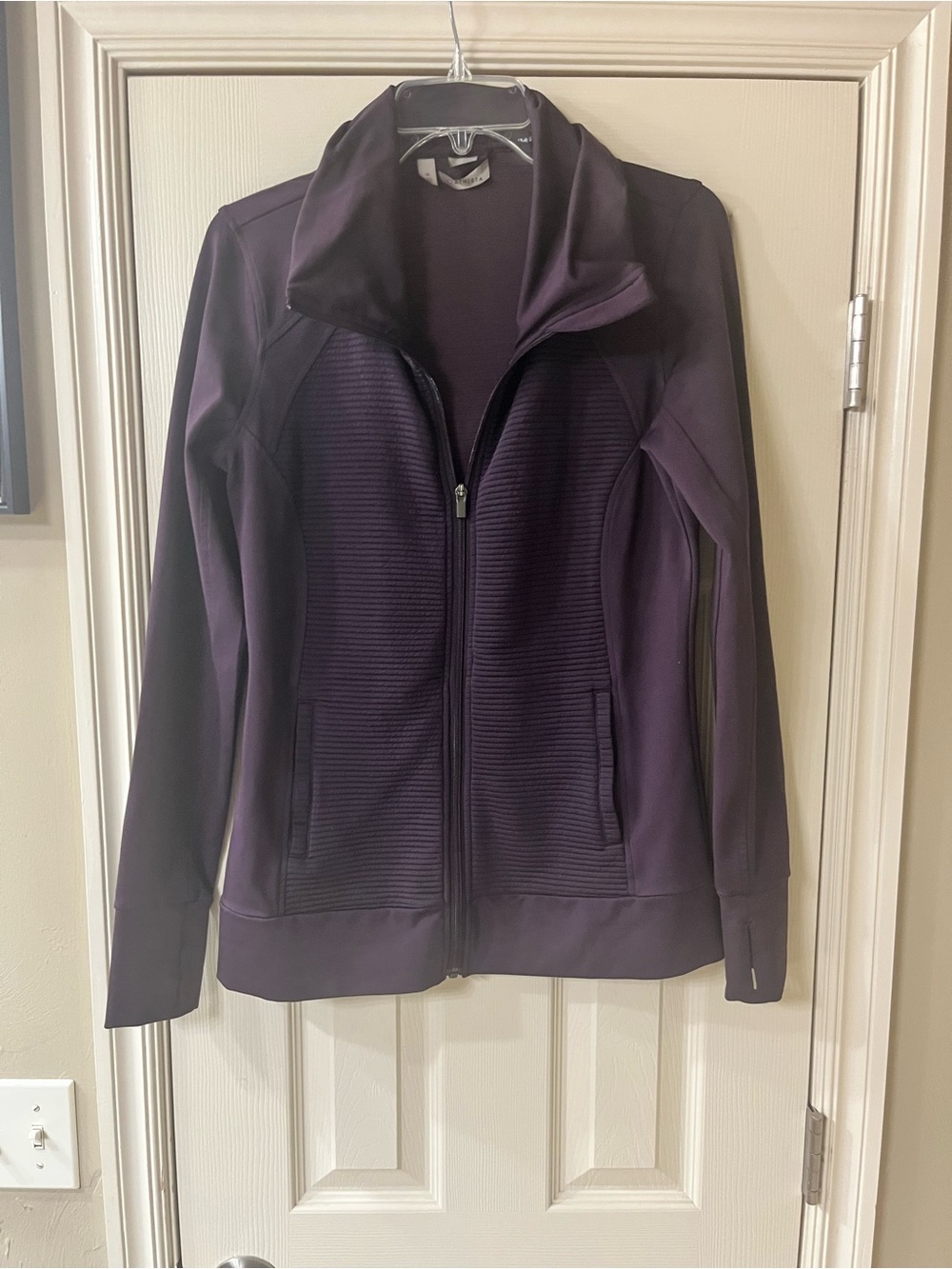 Athleta Deep Plum Zip-Up Jacket